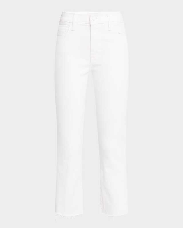 Lil' Insider Crop Step Fray Jeans